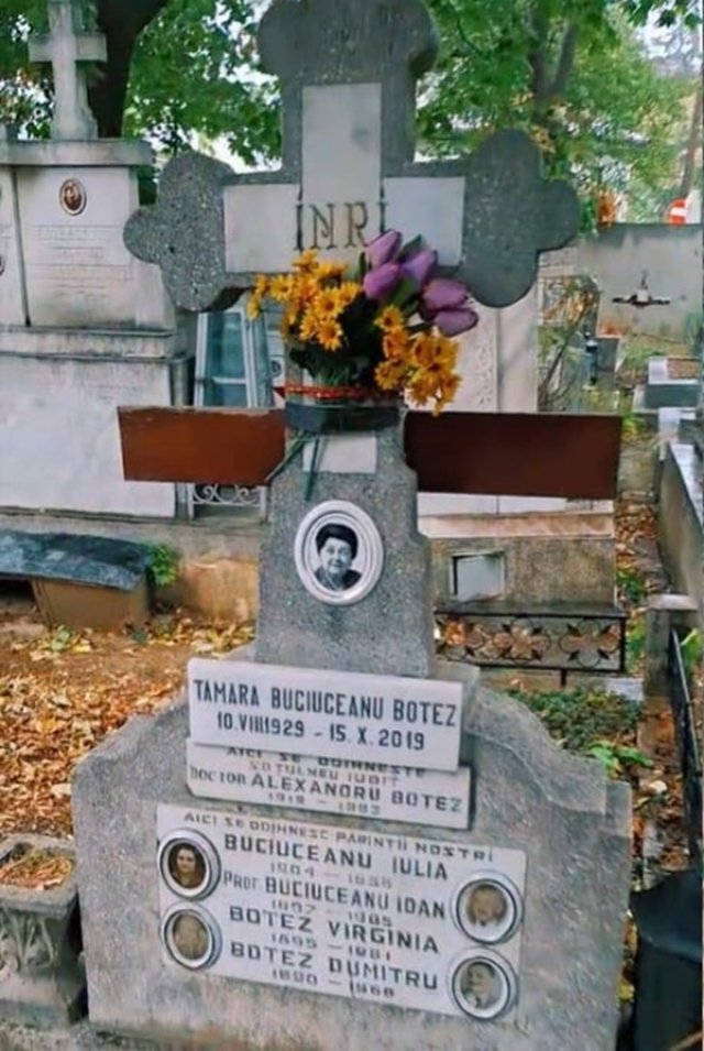 Cum arată mormântul Tamarei Buciuceanu-Botez? Alte 5 persoane sunt înmormântate acolo