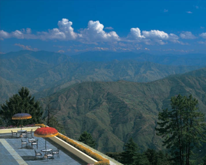 Peisaj in Oberoi Wildflower Hall, Himalaya 