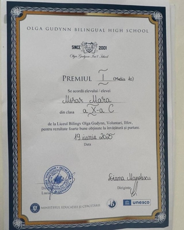 Emoții uriașe pentru Mihai Morar. Roua a terminat grădinița și gemenele au încheiat clasa a X-a cu media 10. A publicat fotografii de la absolvire