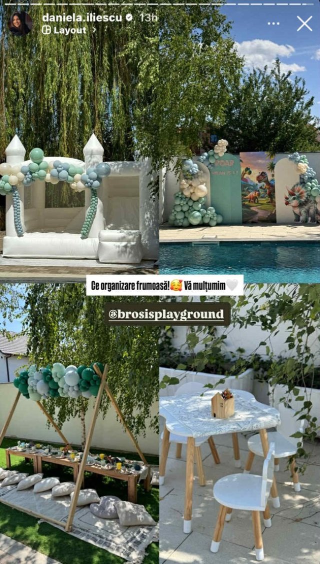 Milan, fiul Danielei și al lui Culiță Sterp a împlinit 4 ani. Ce petrecere regească i-au organizat părinții, care au ales un decor de poveste
