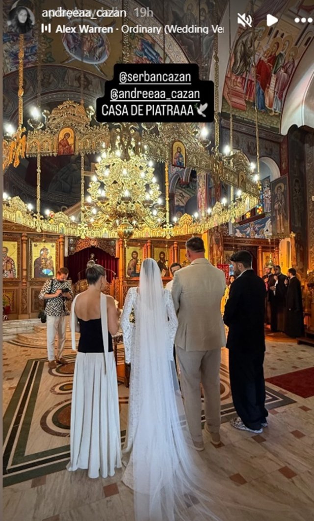 Gina Pistol și Smiley, nași în Grecia. Ce vedete au fost invitate la nunta lui Șerban Cazan, celebrul producător muzical
