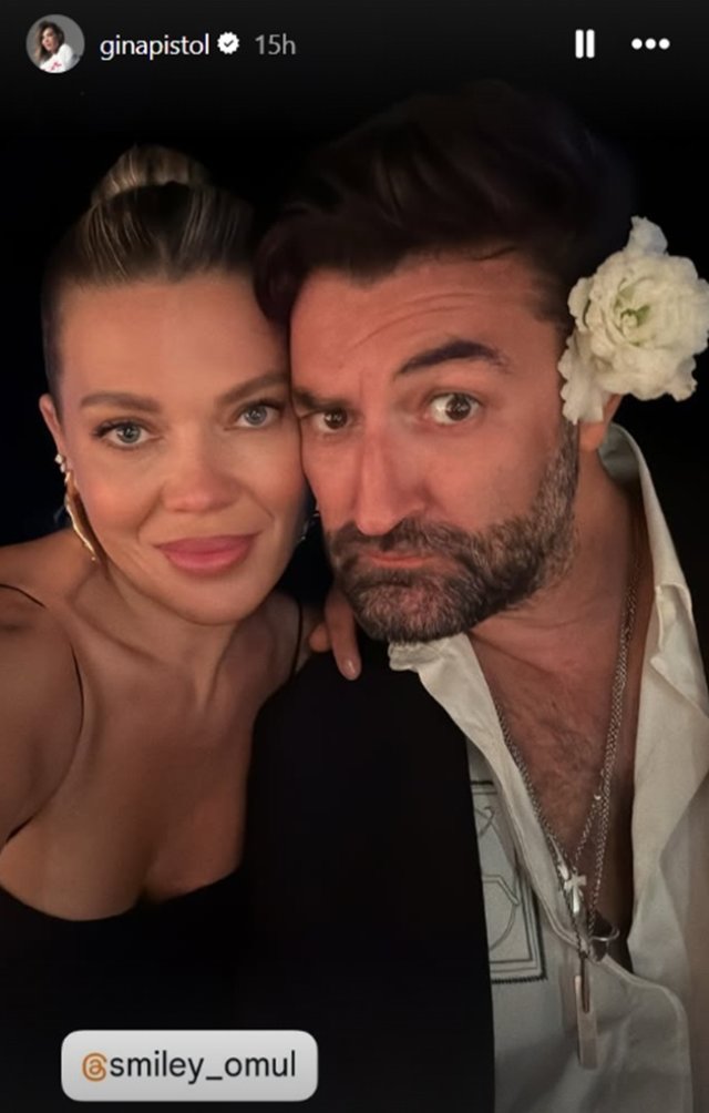 Gina Pistol și Smiley, nași în Grecia. Ce vedete au fost invitate la nunta lui Șerban Cazan cu Andreea Cazan