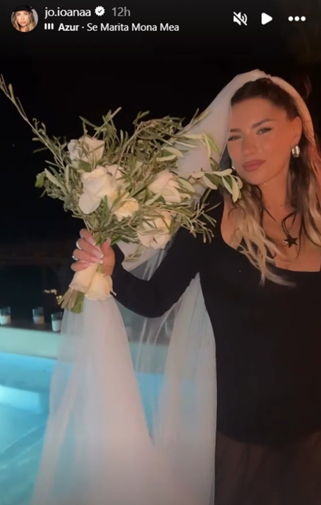 Gina Pistol și Smiley, nași în Grecia. Ce vedete au fost invitate la nunta lui Șerban Cazan. Jo a dansat cu voalul pe cap