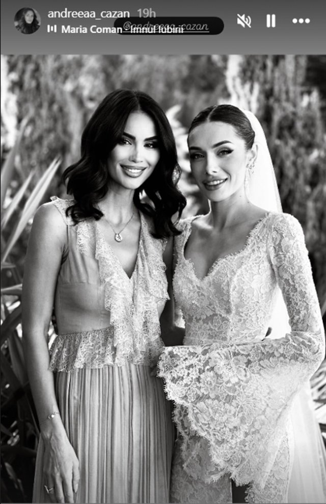 Gina Pistol și Smiley, nași în Grecia. Ce vedete au fost invitate la nunta lui Șerban Cazan. Geanina Ilieș, Antonia și Ruby au postat imagini de la eveniment