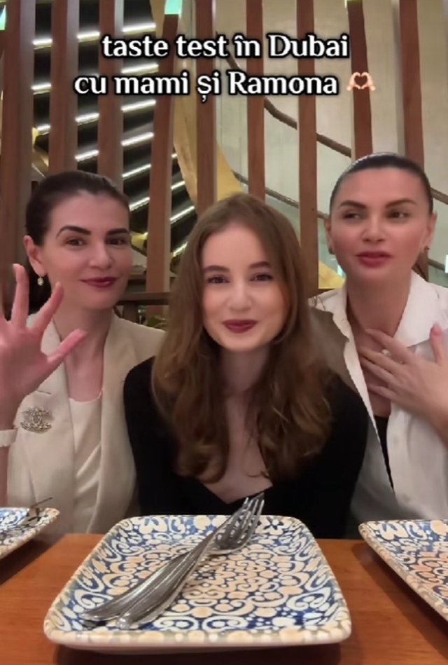 Reuniunea fetelor Gabor în Dubai! În ce ipostaze au apărut Ramona, Irina și Monica Gabor, într-un videoclip pe TikTok