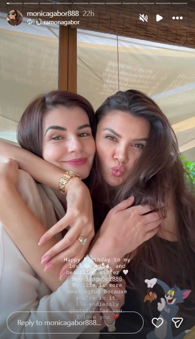 Monica Gabor, aniversare discretă în casa ei din Los Angeles. Ce mesaj emoționant i-a transmis fiica ei. Și sora Ramona Gabor i-a făcut o urare publică