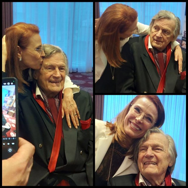 Florin Piersic, așa cum nu a mai fost văzut din tinerețe. Momente tandre cu soția lui, Anna Török, care a dispărut din atenția presei de câțiva ani. Monica Davidescu a prezentat evenimentul