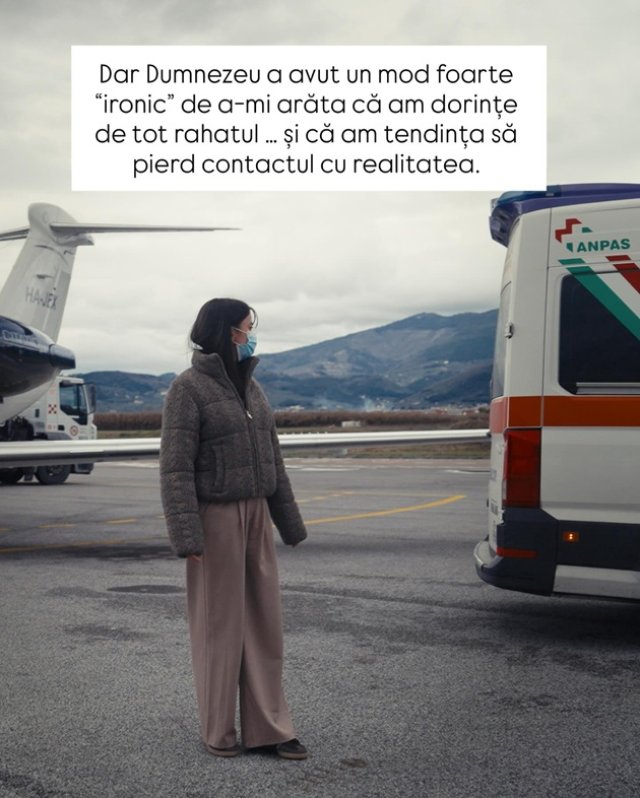 Denisa Filcea, impresionată până la lacrimi de un zbor umanitar organizat de Asociația Blondie. „M-am lovit de o realitate care m-a durut”. Și-a dat seama că uneori pierde contactul cu realitatea