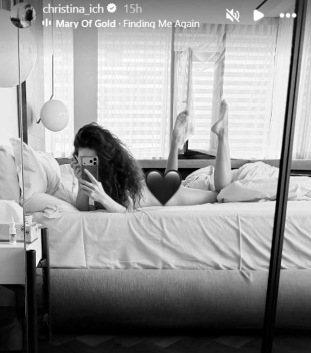 Christina Ich, imagini interzise minorilor pe internet. A pozat aproape complet dezbrăcată alături de iubitul ei care a cerut-o în căsătorie