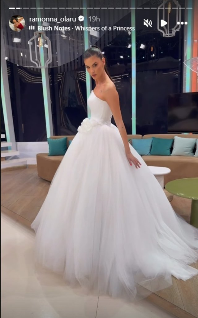 Ramona Olaru se pregătește de nuntă? A îmbrăcat deja rochia de mireasă. Ea și iubitul Steve Ant nu au confirmat planurile de nunta