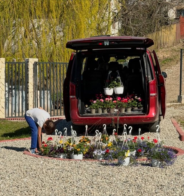 Adela Popescu și Radu Vâlcan, sărbători de vis la Șușani. „Am avut casa plină”. Au făcut pregătiri și au grădinărit