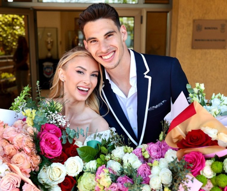 Andreea Bălan și Victor Cornea, cununie civilă în secret. Au devenit soț și soție doar în prezența apropiaților, la Starea Civilă Voluntari