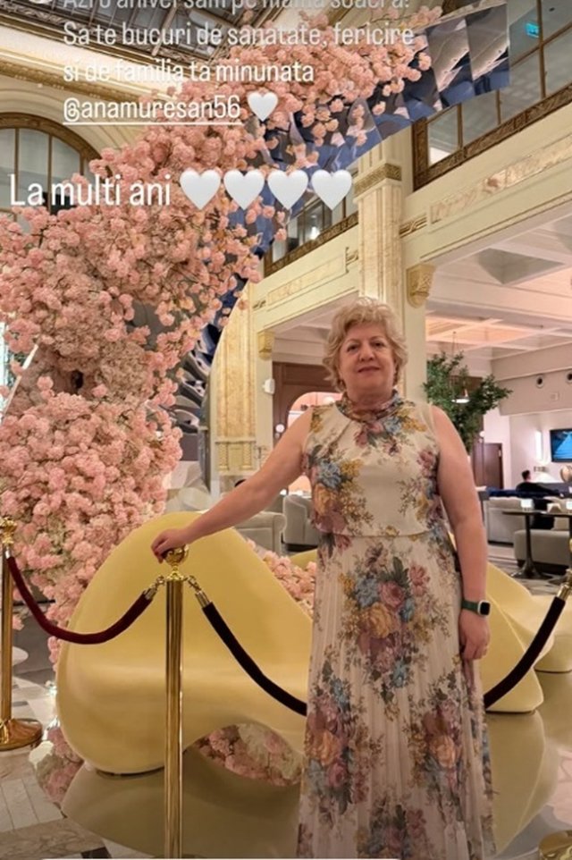 Laura Cosoi, aniversare specială pentru soacra ei. Imagini rare cu părinții lui Cosmin Curticăpean. Au petrecut împreună