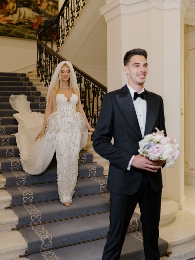 Andreea Bălan și Victor Cornea au avut parte de o nuntă ca-n povești. Cât a costat marele eveniment. Costumul mirelui a fost semnat de Adina Buzatu