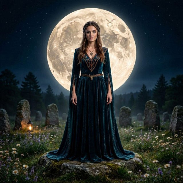 Luna în Taur: femeie
