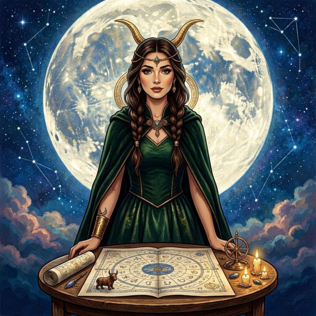 Luna în Taur în fiecare casă