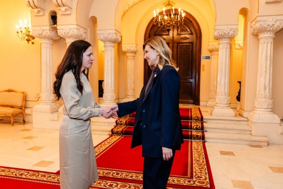 Primele imagini cu Mirabela Grădinaru și Olena Zelenska. Ce activități au făcut împreună Primele Doamne. Au discutat despre educație și proiecte culturale