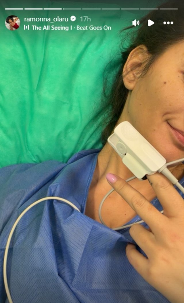 Ramona Olaru a ajuns pe masa de operație. "Mi-a luat tensiunea și mi-a zis..." Și-a îngrijorat urmăritorii din online