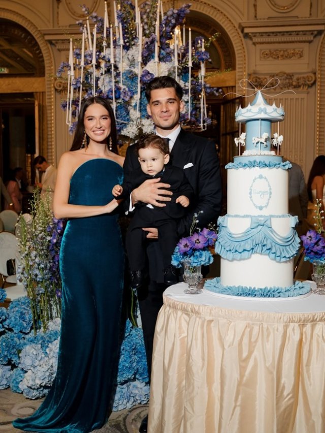 Moment special în familia Hagi! Ianis și Elena au organizat o petrecere de poveste pentru moțul fiului lor, Giorgios. Cei doi au vorbit cu mândrie despre rolul de părinți