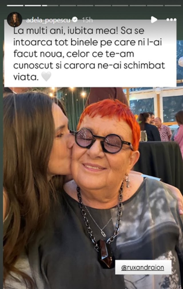 Ruxandra Ion, petrecere surpriză la aniversarea celor 70 de ani. Ce urări emoționante i-au făcut actorii pe care i-a format. Adela Popescu i-a scris un mesaj emoționant