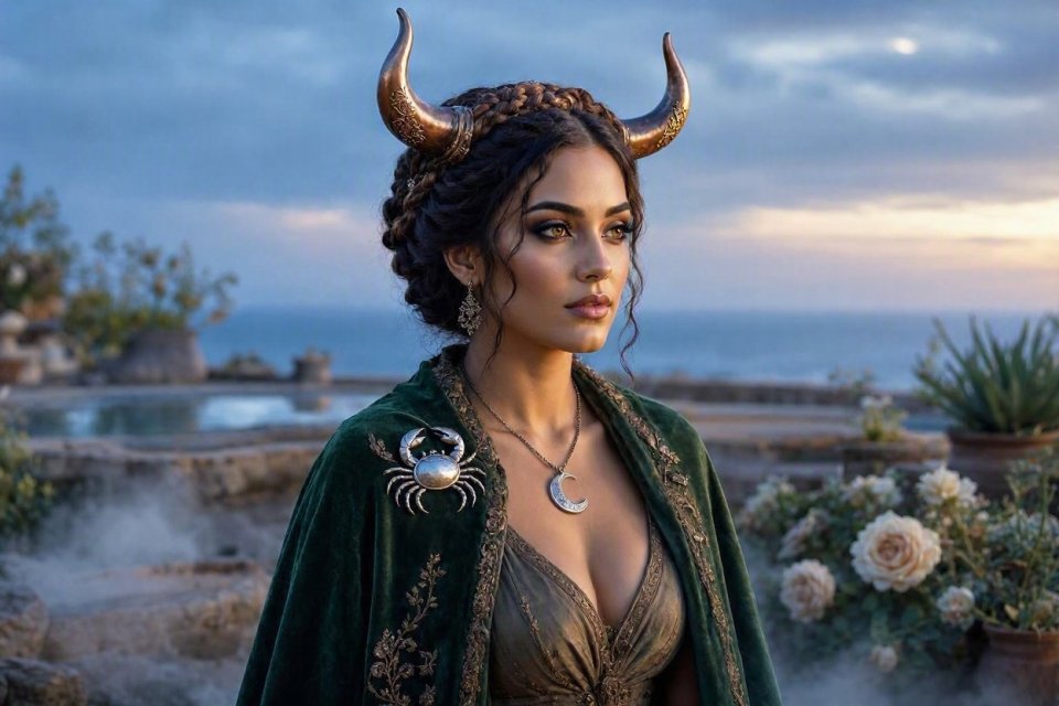 ## Cum recunoști un Taur cu ascendent în Rac  Un **Taur cu ascendent în Rac** poate fi recunoscut adesea printr-o prezență fizică blândă, caldă și senzuală, cu forme rotunjite, trăsături plăcute și o expresie care inspiră încredere. Corpul poate avea o li