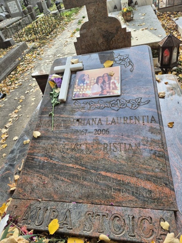 Au trecut 59 de ani de la nașterea Laurei Stoica. Cum arată mormântul ei, la peste două decenii de când s-a stins alături de logodnicul ei