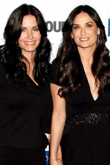 Courtney Cox si Demi Moore