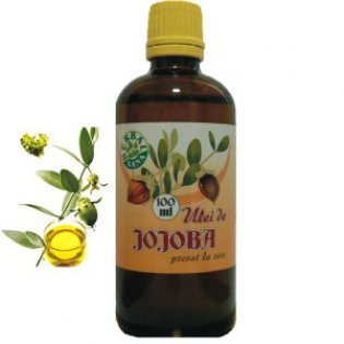 Ulei de Jojoba presat la rece, 100ml (ambalaj sticla)