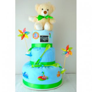 Tort de pampers "Summer Wave"