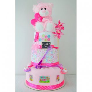 Tort de pampers "It's a girl"