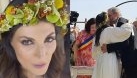 Imagini de la nunta Ioanei Ginghină. Cum s-a îmbrăcat actrița la cununie și la petrecerea din curtea casei