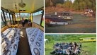 „La Busuri Camp”. În Bihor a fost amenajată o zonă inedită de cazare în autobuze (FOTO)
