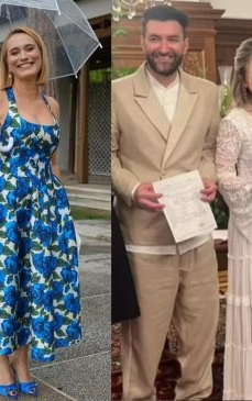 Andreea Esca, mai sexy ca oricând la nunta lui Smiley! Rochia ei roșie a făcut furori!