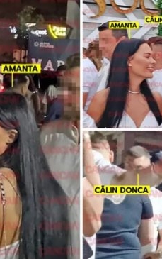Imagini BOMBĂ cu Călin Donca și amanta. Bruneta seamănă leit cu soția. Cei doi au fost fotografiați la Loft