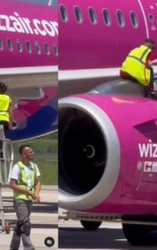 Scandal în aviație: Avioanele Wizz Air, lipite cu bandă adezivă înainte de decolare