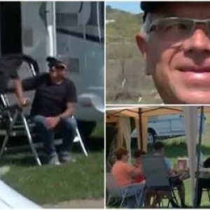 Un turist german a ales să-şi petreacă Paştele, la rulotă, în România. "Am condus mult pentru puţină pace şi linişte"