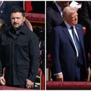 Volodimir Zelenski și Donald Trump, față în față la înmormântarea Papei Francisc. Ce au discutat, după umilirea de la Casa Albă. Mesajul președintelui Ucrainei: „Are potențialul de a deveni istorică”