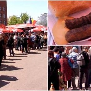 Cât costă o porţie de mici în Piața Obor. Românii așteaptă chiar și 3 ore, ca să poată savura faimoşii mititei