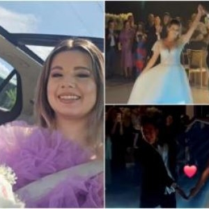 Marian Drăgulescu și soția sa, imagini spectaculoase de la dansul mirilor. Gimnastul și-a pus în practică abilitățile sportive