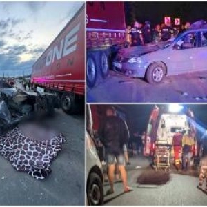 Tineri de 18 și 21 de ani, morți într-un Logan zdrobit de TIR în Galați. Șoferul vinovat, fără permis, a fugit