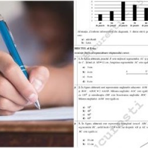 Subiecte la Evaluarea Națională 2025 - Matematică. Ce au avut de rezolvat elevii la a doua probă scrisă