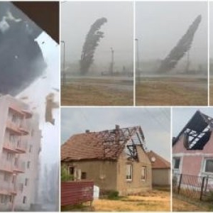 Ungaria, măturată de vijelii devastatoare. Temperatura a scăzut cu 20 de grade în doar câteva minute