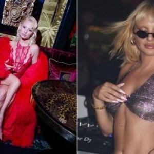 Ipostazele seducătoare în care s-a pozat Alexandra Stan pe bancheta din spate a unei mașini