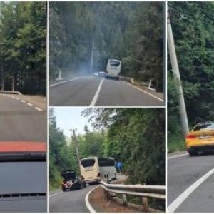 Teribilişti filmaţi gonind cu o viteză ameţitoare pe Transfăgărăşan. Speriaţi, alţi şoferi au sunat la 112