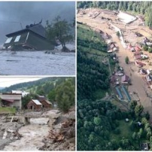 Inundațiile din Broșteni au ucis 3 oameni și au lăsat ruine în urmă: "Ca un tsunami. A luat casa cu totul"