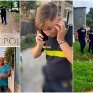 Mascaţii au venit să îi "viziteze" pe sătenii care au agresat un poliţist şi l-au înjurat