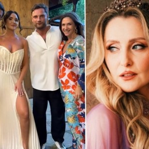 Rochia răzbunării. După un divorț cu mare scandal, Alina Sorescu a înflorit! Wow, ce rochie a purtat la nunta fratelui lui Radu Vâlcan! FOTO