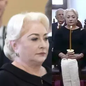 Imaginea momentului! Viorica Dăncilă, de mână cu soțul Cristinel, la înmormântarea lui Ion Iliescu. Impecabili, eleganți, tandri. Detaliul care a atras imediat atenția