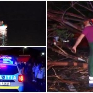 România, măturată de furtuni. Un bărbat şi un copil, ucişi de vijelie pe Lacul Snagov. Altă victimă în Argeş