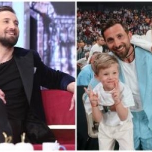 Dani Oțil, surpriză emoționantă din partea fiului și soției sale. Prezentatorul TV a împlinit 45 de ani. Cum a fost filmat
